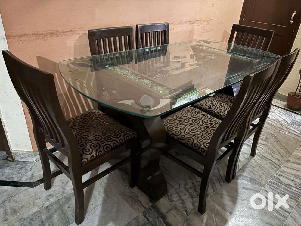 Square Glass-Top Dining Table Set