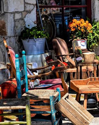Painted Vintage Garden Furniture Set