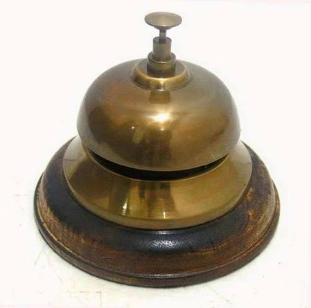 Vintage Brass Service Bell